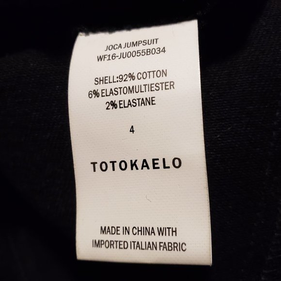totokaelo Joca Jumpsuit black overalls small - Picture 5 of 16